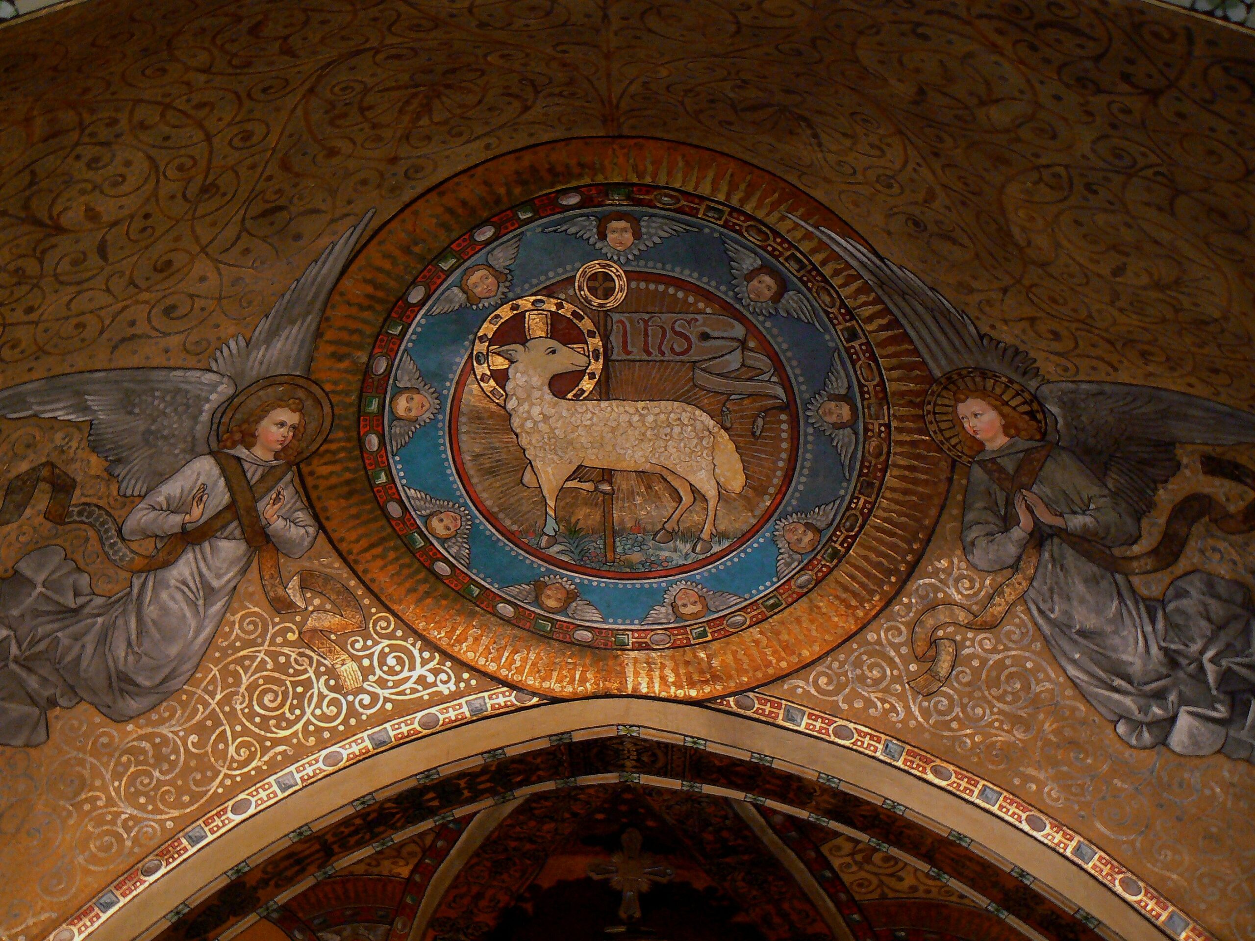 église de lontzen agneau mystique