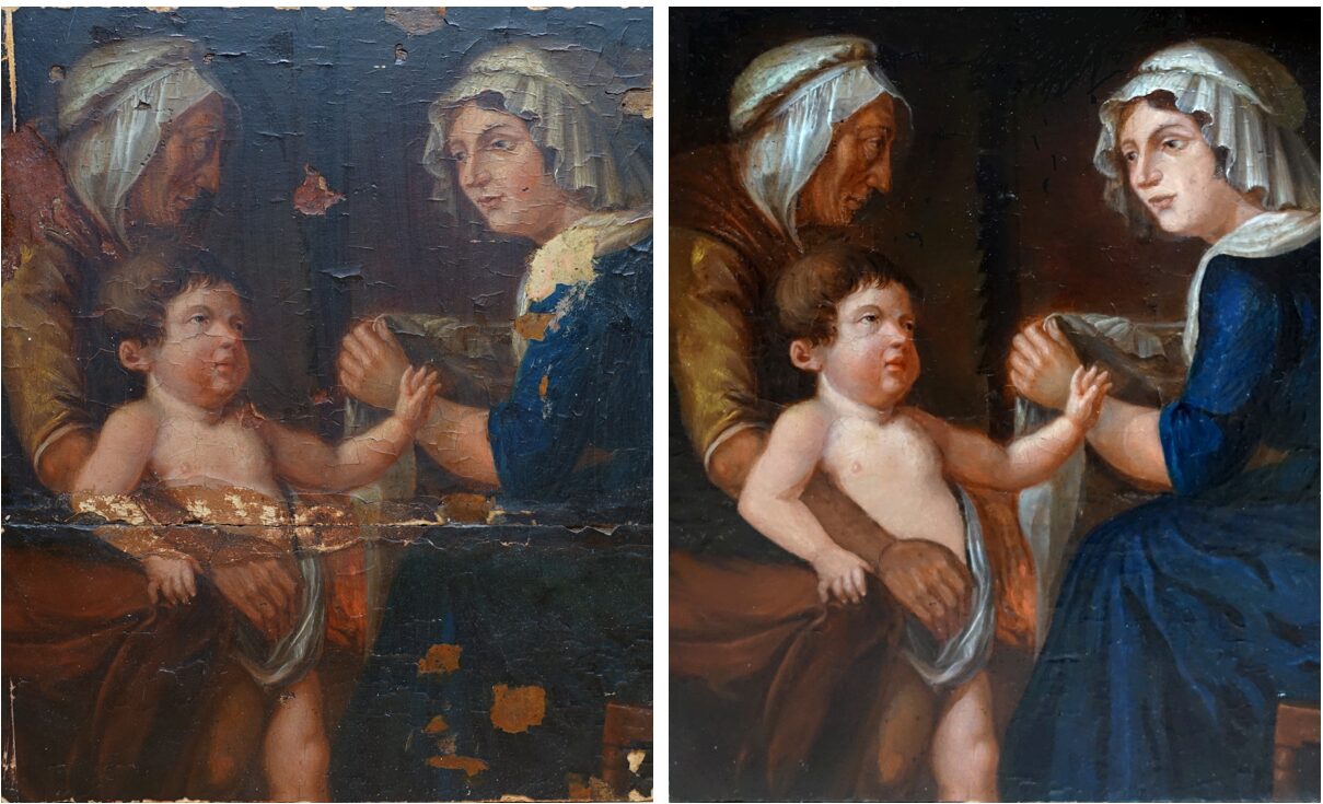 restauration scène à l’enfant